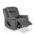 38" Wide Modern Oversized Microfiber Power Recliner with USB Port, Side LED Strip-896117434