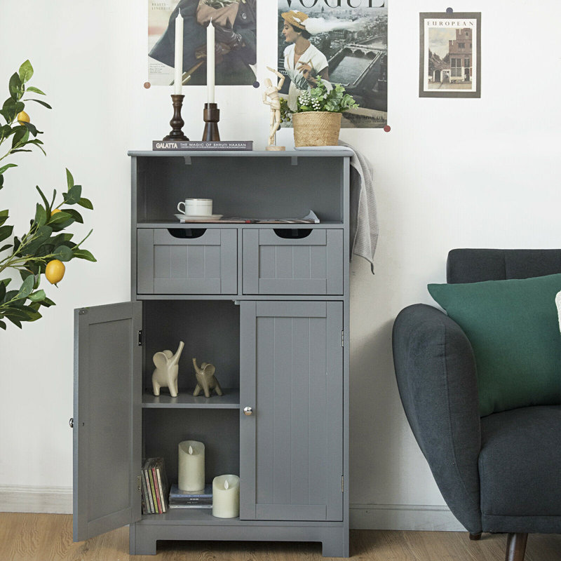Rumaysaa Bathroom Cabinet, Gray