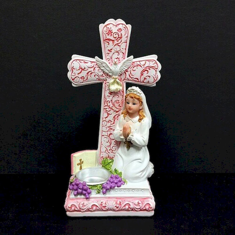 Figurine Hud priant avec croix