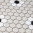 Value Series 1“ x 1" Porcelain Honeycomb Mosaic Wall & Floor Tile-98546890
