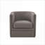 Fauteuil d'appoint pivotant Capstone pour adultes, siège rembourré confortable pour la chambre à coucher du salon, plusieurs couleurs disponibles
