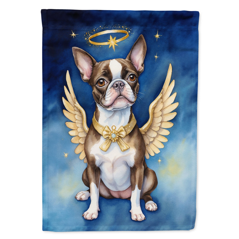 Drapeau Boston Terrier My Angel House
