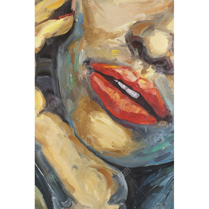 " Irresistible Lips Closeup "