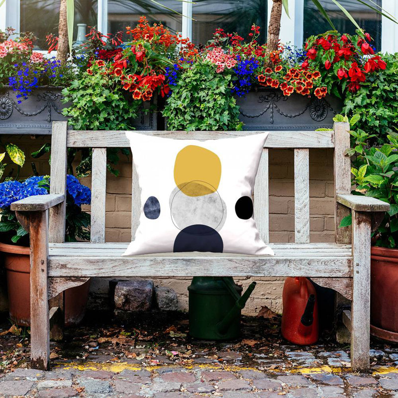 Spheres - 20"x20" Outdoors Throw pillow - Spun poly - Print on demand