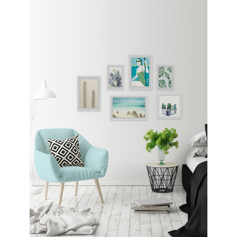 Khadyn Persian Greens Hexaptych