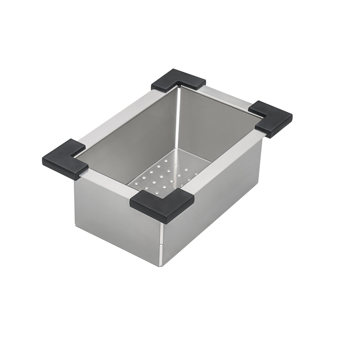 Ruvati replacement colander for RVH8215 sink - Stainless Steel with Plastic Corners Ruvati