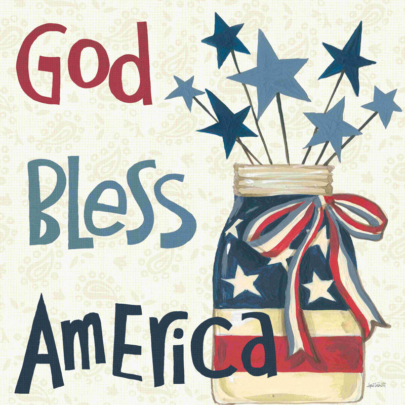 American Country II, H 20 po x l 20 po
