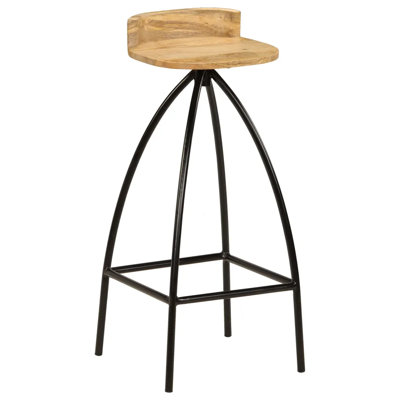 Alarni Counter Stool with Metal Frame