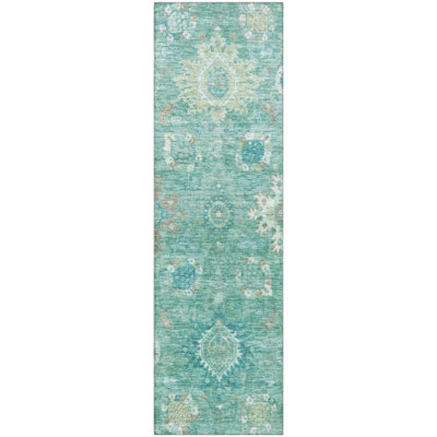 Premium Machine Washable Mayfield AMF1927 Global Rug