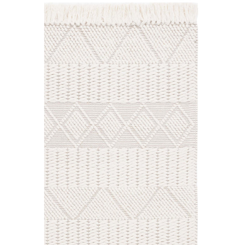 Jaylenne Hand Woven Wool Geometric Rug, Runner 2'3" x 8'