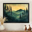 «Gheorghina Calm Mountain Silhouette In Woodlands I», art mural montagnes-1765708500-1738006010-1765708506