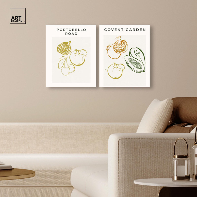 «Serene Modern Abstraction», reproduction d'art sur toile par Art Remedy, 16 x 20, 20" H x 16" W, Gallery Wrapped