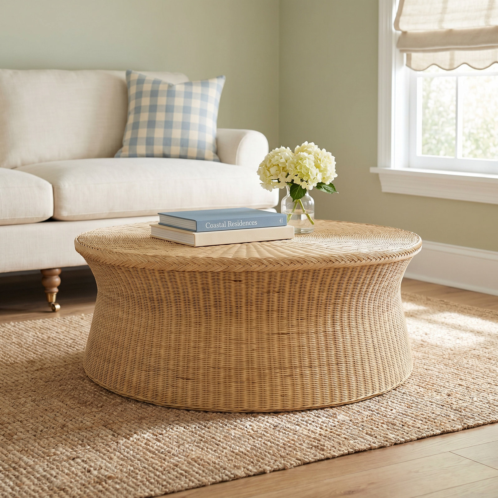 Tescott 49" Braided Coffee Table