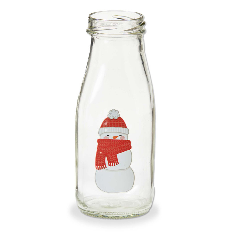  Snowman Milk Bottle