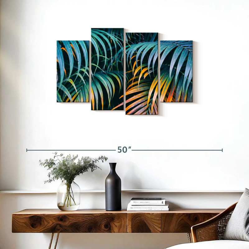 Feuilles de palmier Harnek Green Jungle