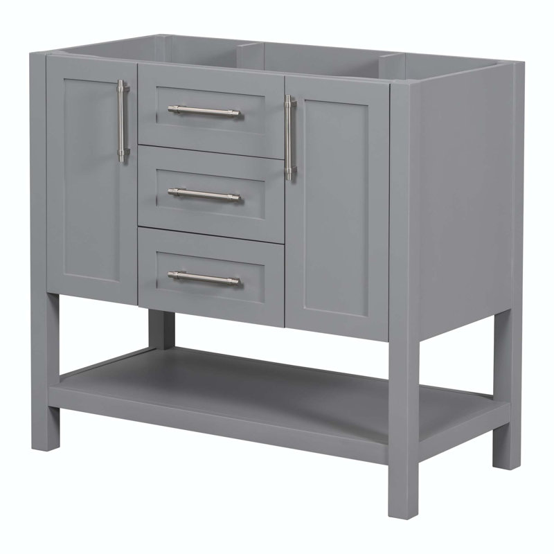 Base de meuble-lavabo simple Alynda 35,4 seulement