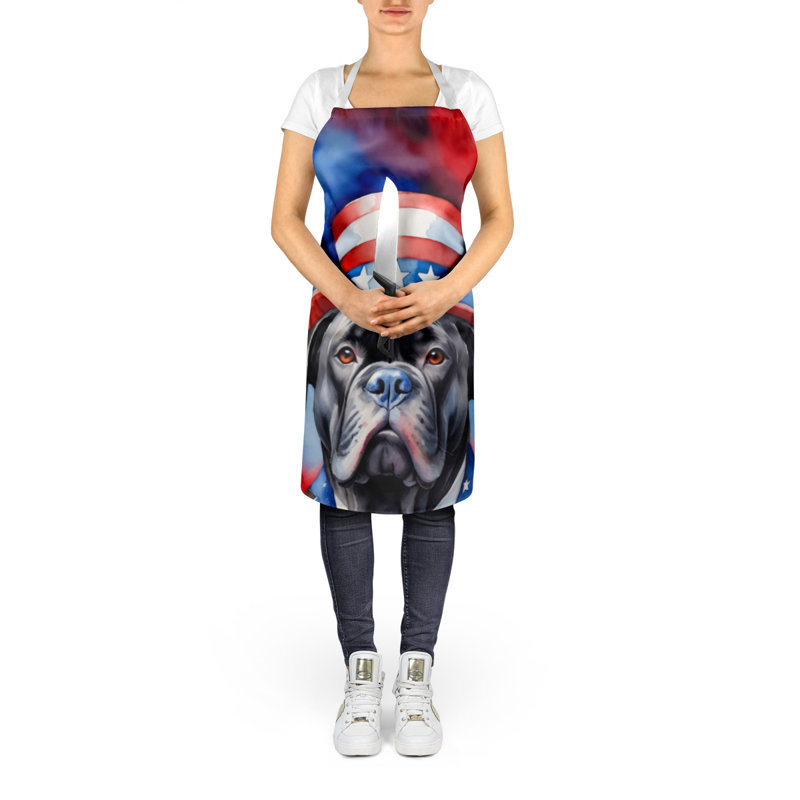 Patriotic American Apron, Cane Corso