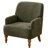 28.7" Upholstered Armchair With Tight Back And Solid Wood Legs-23430777