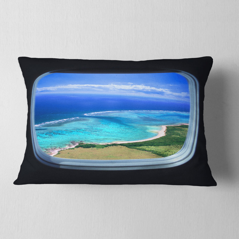 Coussin lombaire de fenêtre seascape ocean view