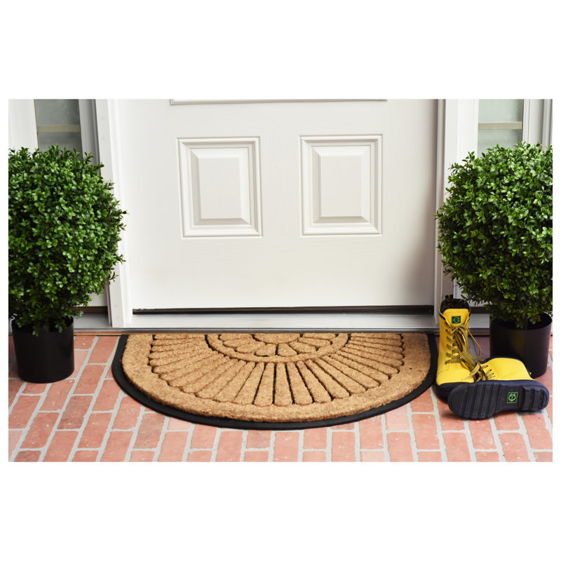 Tapis d'entrée antidérapant Brewton, 30" W X 48" L