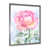 Impression argent sur toile encadrée