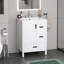 Meuble-lavabo autoportant moderne 24 "avec lavabo en céramique-261895432