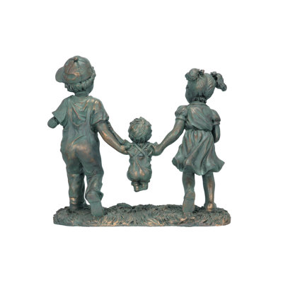 Swing Time Children Garden Statue