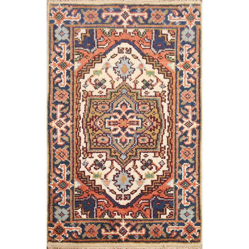 Tapis ivoire traditionnel pour vestibule 2x3