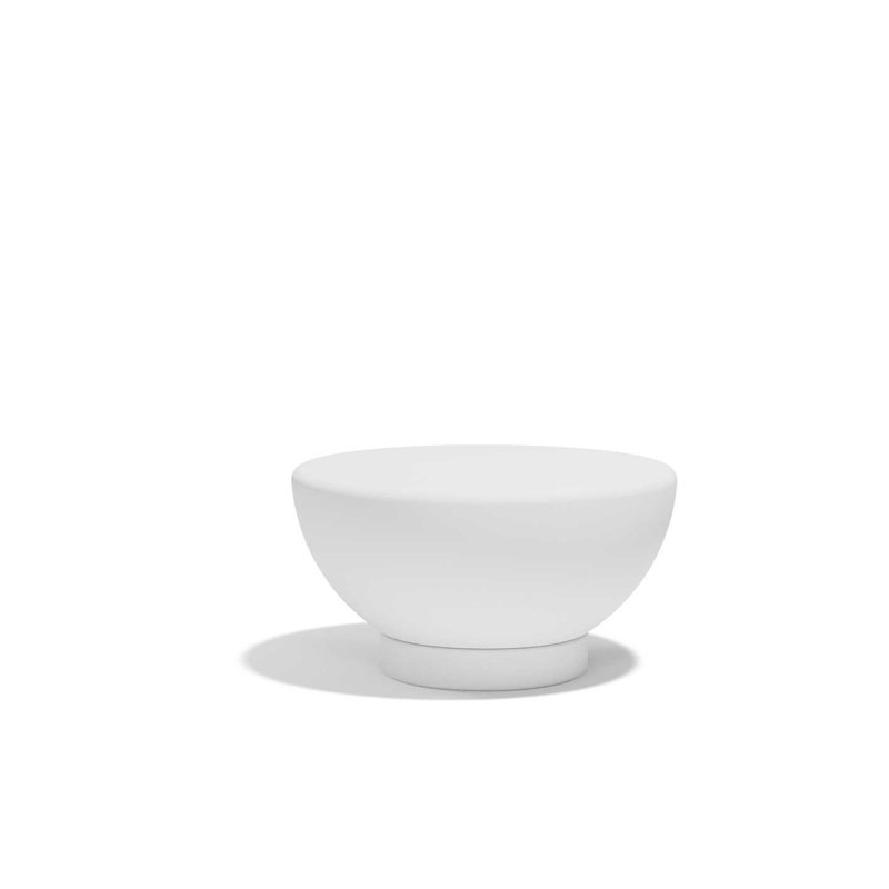 Luna Table 23.5", 13" H x 23.5" W x 23.5" D, White