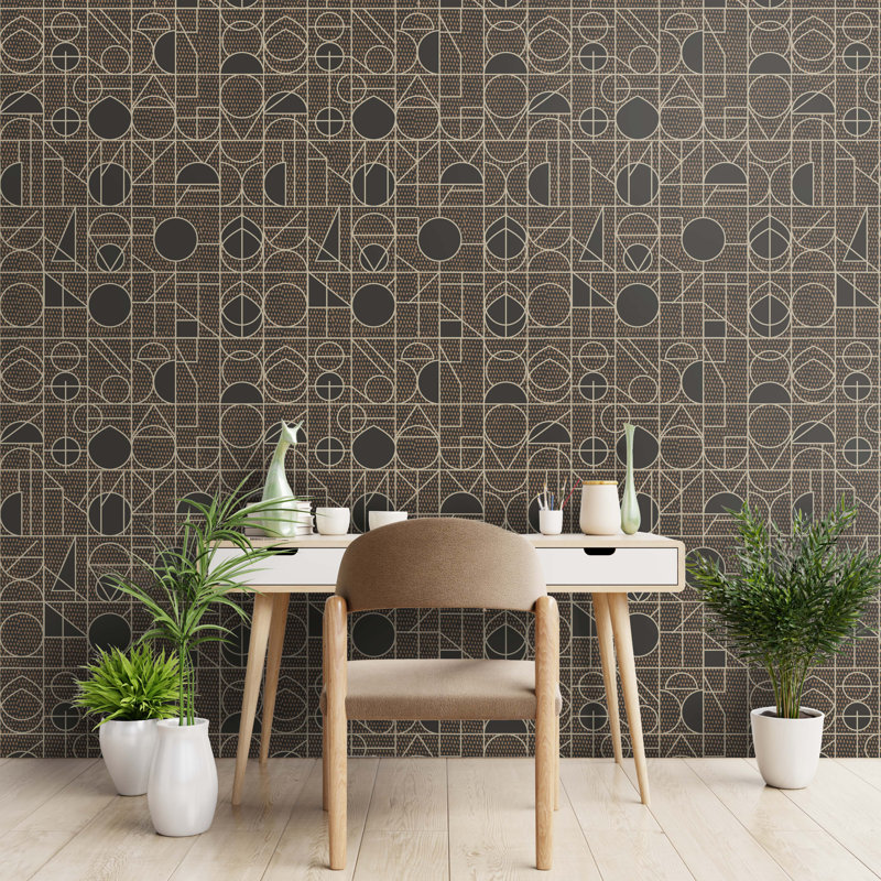 10' L x 25" W Wallpaper Roll, Mocha