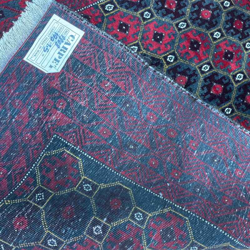  Handmade Balouchi Wool Rug