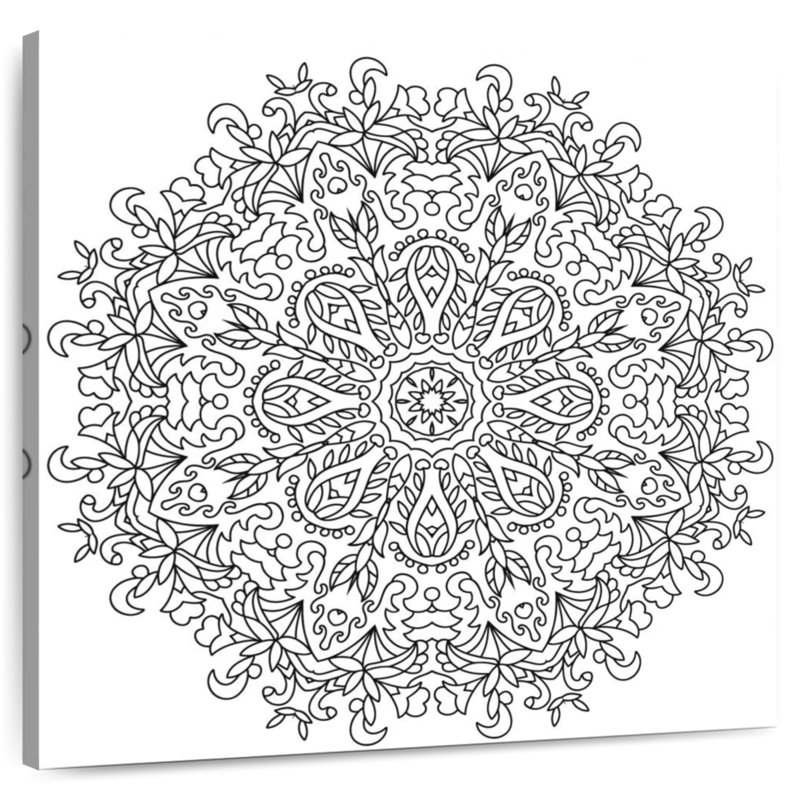 Kerner Boho Floral Mandala, 39" H x 39" W