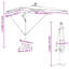 294cm Wall Mount Parasol