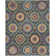 Tomo Floral Hooked Wool Blue/Yellow Area Rug