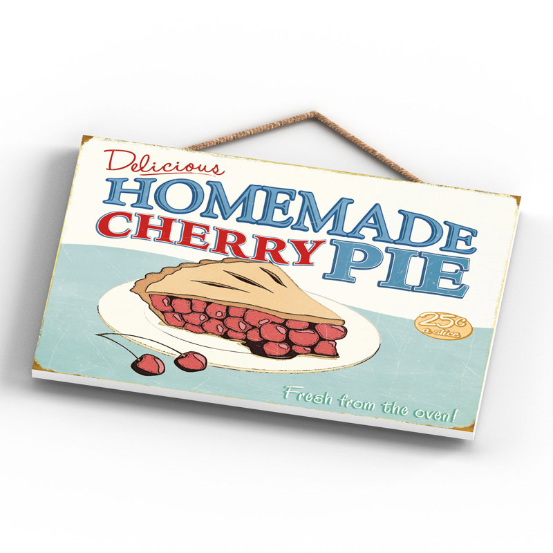 Homemade Cherry Pie - Print on MDF