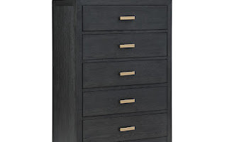36'' W 5 - Drawer Dresser, Black