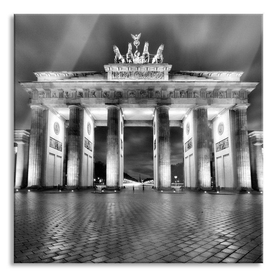 Glasbild Quadratisch Brandenburger Tor