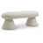 Tissu beige en fausse peau de mouton