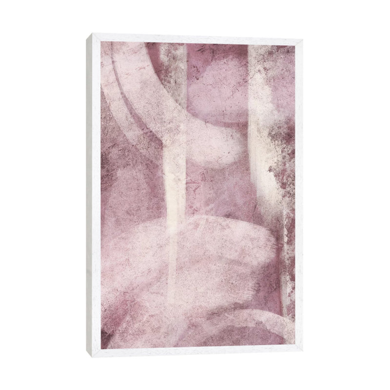 Collected Emotions I by Marcus Prime - Painting on Canvas, 66.04cm H x 45.72cm W x 3.81cm D, White Framed