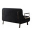 Fauteuil-lit convertible de 39 po, canapé-lit à trois volets avec dossier et coussin réglables, canapé-lit de loisirs avec structure en acier robuste pour la maison et le bureau, fauteuil-lit confortable noir-970419464