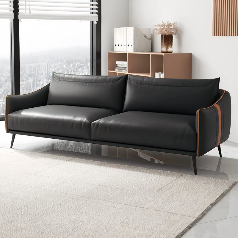 Ceniceros, H 29,92 po x l 70,87 po x P 31,5 po, Faux cuir