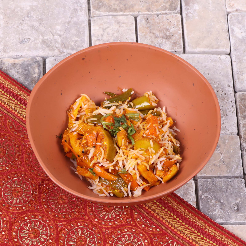 Bol à salade 35 oz zen, Terre cuite ensoleillée / moucheté