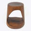 Table d'appoint, texture semblable au bois-2113167323