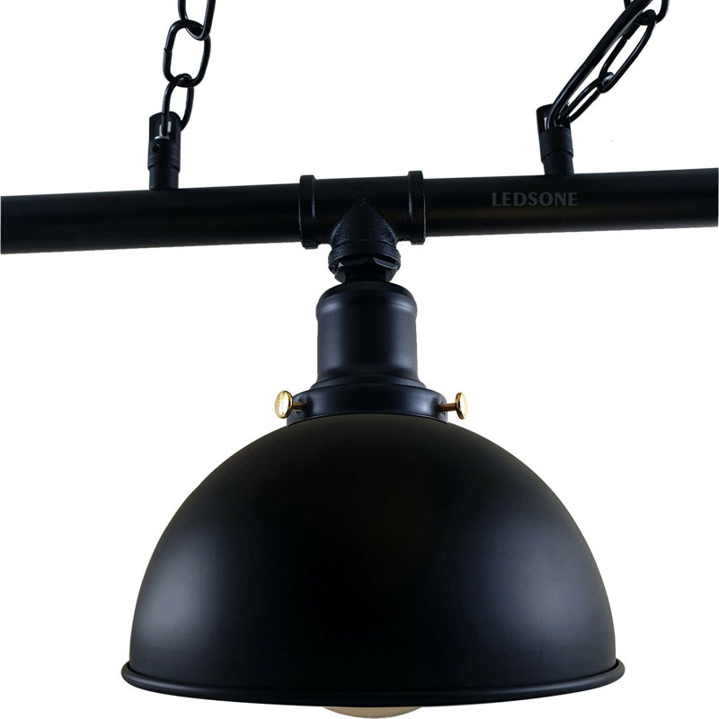 Stronach 3 - Light Black Pendant