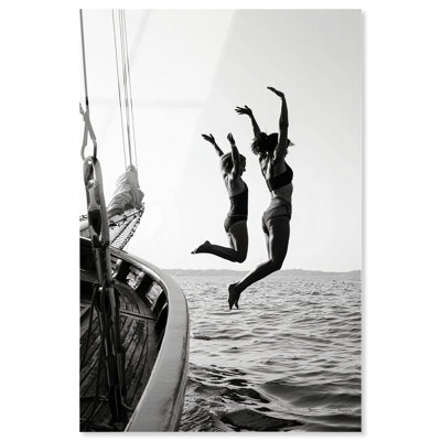 Plunge into Peace Acrylic Print Fashion Art Prints by Notoriart, Ready to Hang, 10 x 15