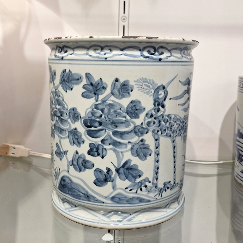 Handcrafted Round Planter