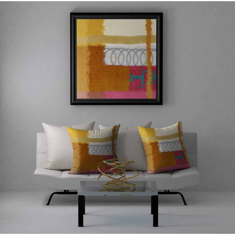 Housse et insert de coussin carré Maxi Sweet, 18" x 18"