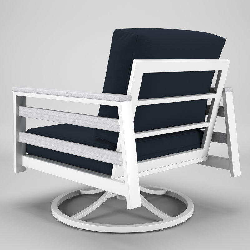 Townsend Sunbrella® Patio Lounge Chair, Canvas Navy