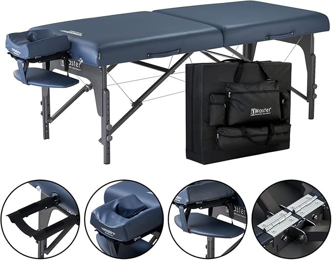 Text 213cm Adjustable Folding Table