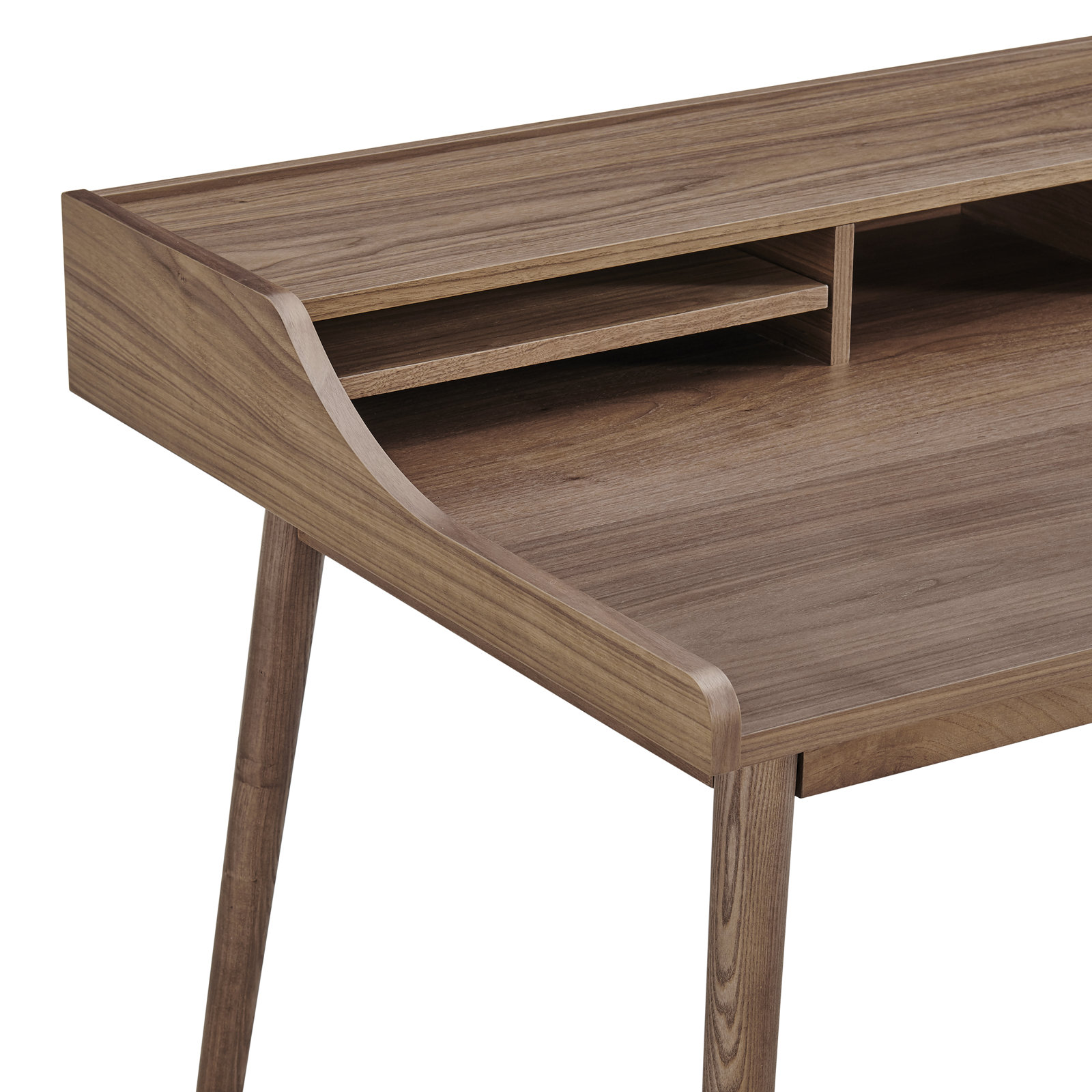 Luxembourg Writing Desk, 35" H x 60" W x 30" D, Walnut